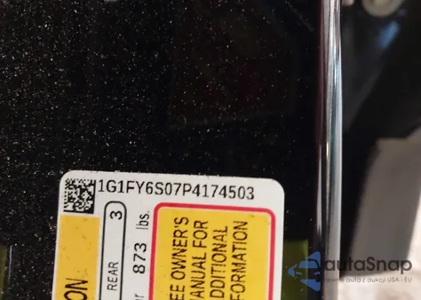 2023 Chevrolet Bolt Euv Fwd Lt z USA, uszkodzony, nr VIN 1G1FY6S07P4174503